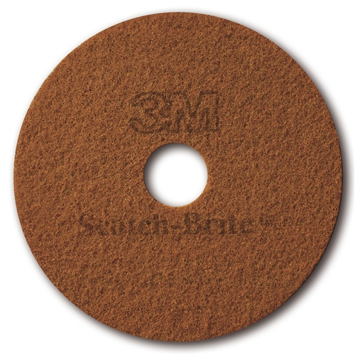 Disque cristallisation Scotch Brite 3M terre de sienne 406