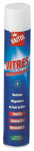 Nettoyant vitre ammoniaqué Puck (aérosol de 750 ml)