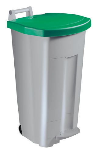 Poubelle tri sélectif cuisine Haccp 30 L couvercle vert - Voussert