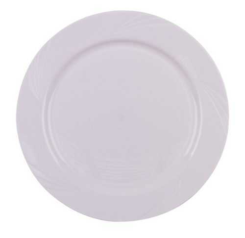 Assiette réutilisable blanc 26cm - Voussert