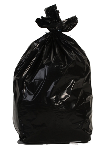 Sacs poubelles 130 Litres Noir - 45U - Colis de 5X20 - 100 pcs