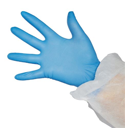 Einwegbekleidung Gants jetables en nitrile, bleu clair - 10 Boxen à 200 Stk  - Schlenker AG - matériel de nettoyage Vikan - équipement d'usine -  vêtements - bottes - chaussures