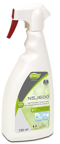 EXEOL GD 600 gel WC écologique. Détartre et désodorise.