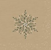 Serviette Dunisoft noel natural 40x40