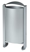 Poubelle exterieure Rossignol Arkéa 60 L gris metal