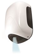 Seche main air pulse compact ABS blanc