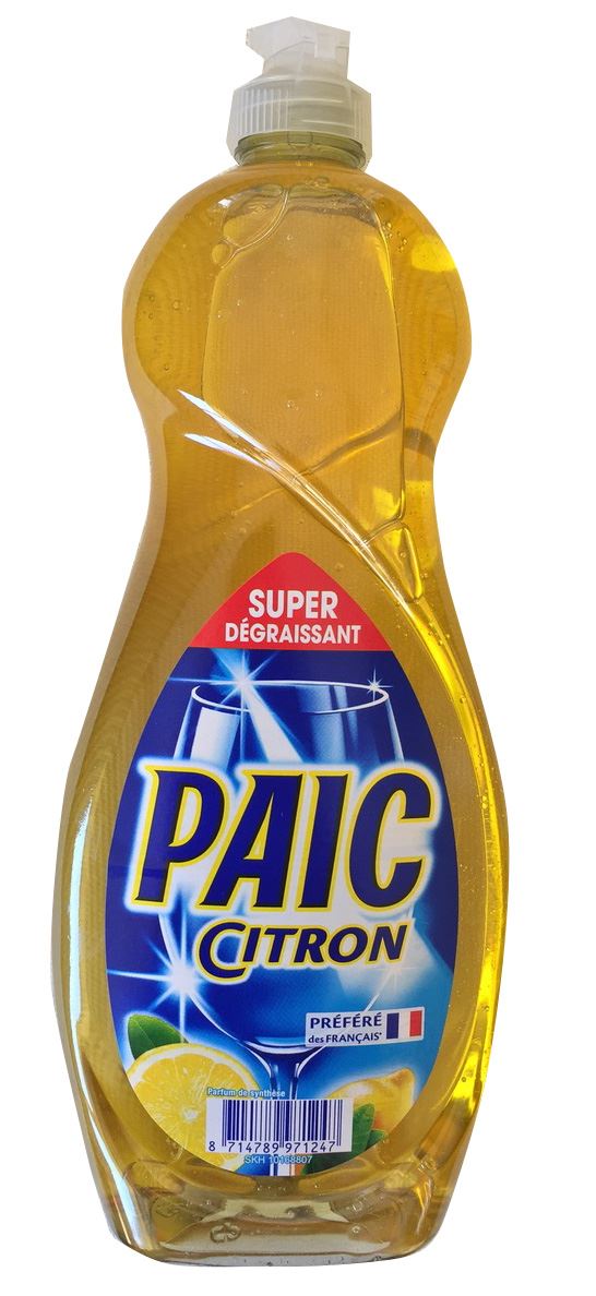 PAIC CITRON Flacon de 750 ml de liquide vaisselle main parfumé