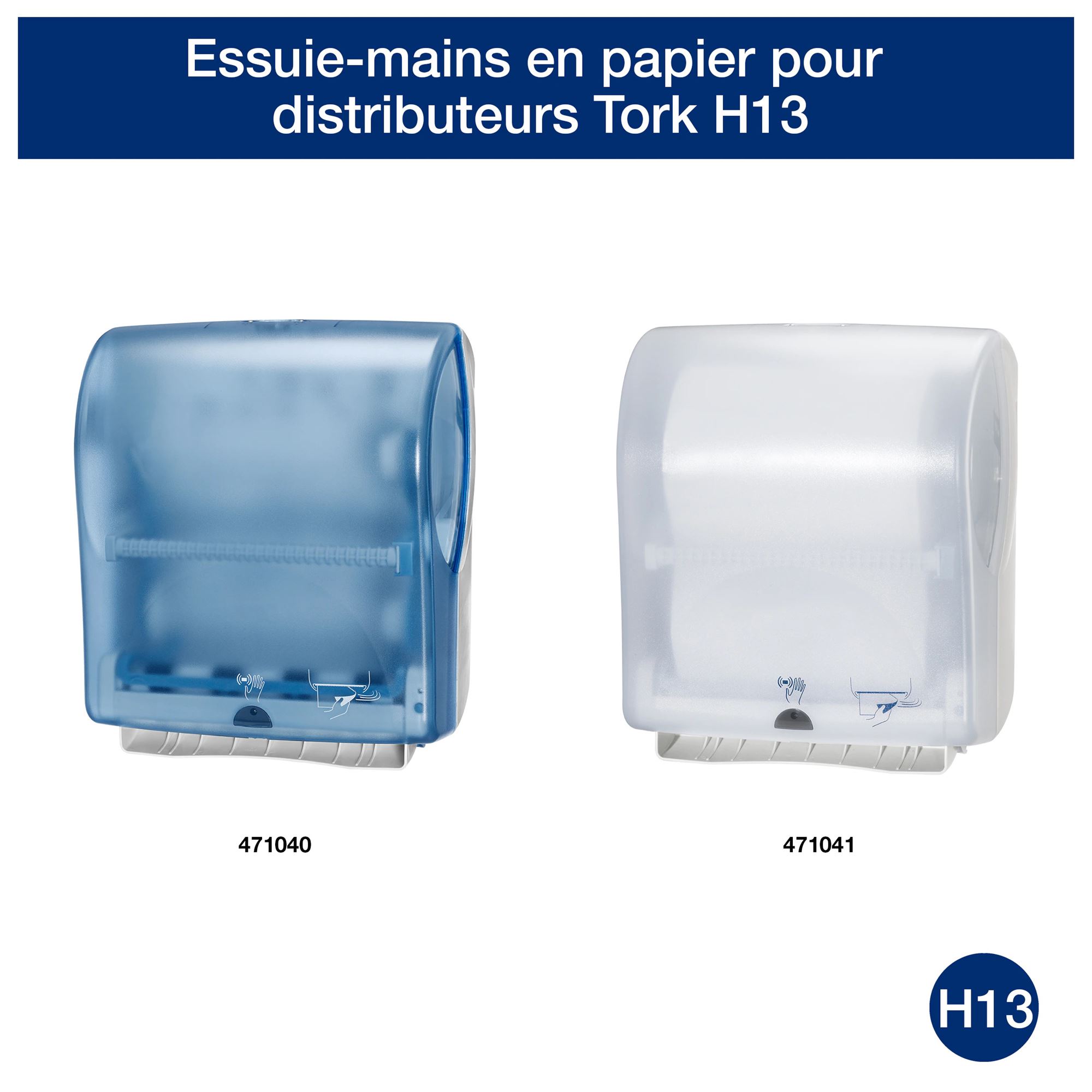 Tork Distributeur Électronique pour Essuie-Mains rouleau bleu 24,7 cm, 471115, Essuie-mains, Recharges