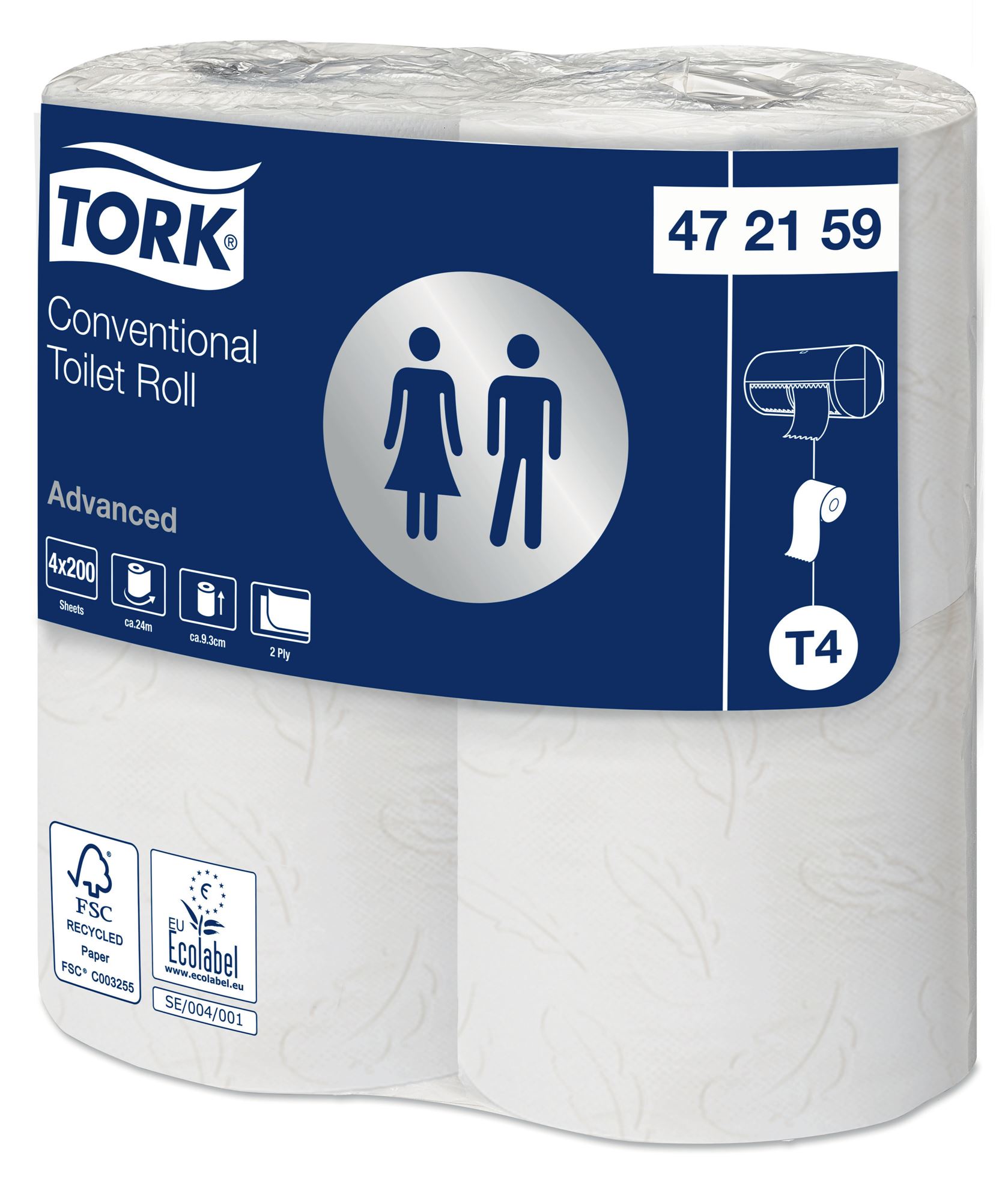 Lot de 36 rouleaux papier toilettes (L)112 m, blanc TORK
