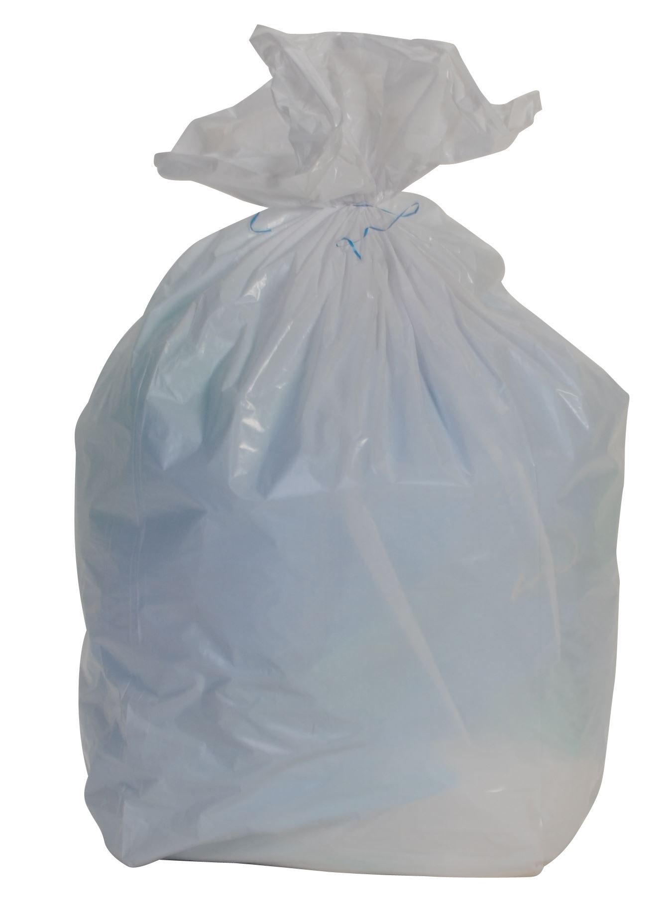 Sac poubelle 42 microns, ft 65 + 50 x 135 cm, 240 litres, bleu, rouleau de  10 pièces