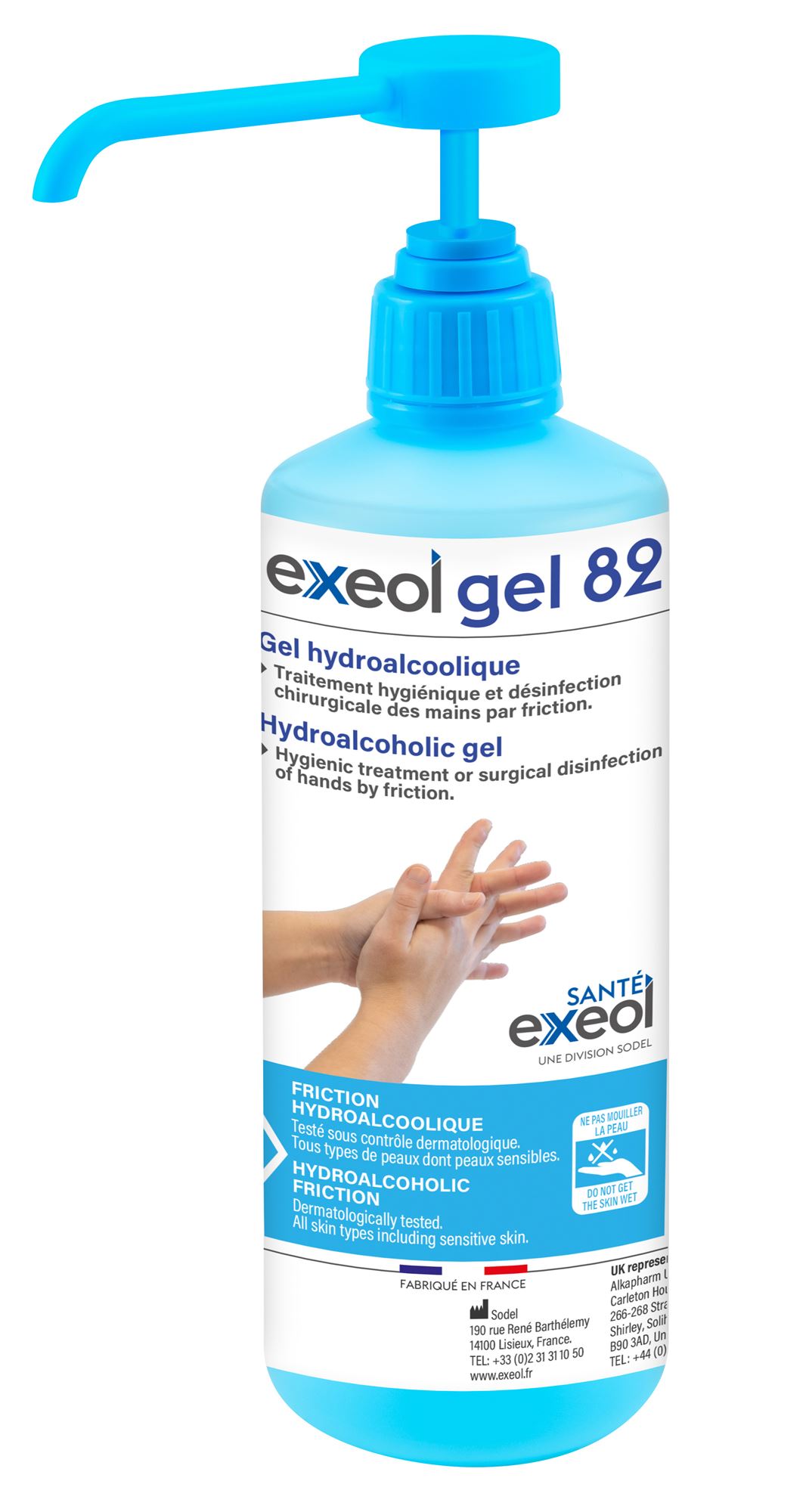 Wyritol - Gel hydroalcoolique désinfectant pour les mains - flacon