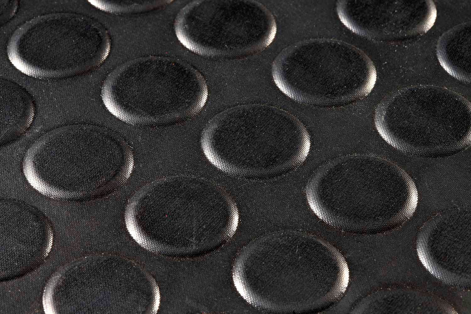 Tapis caoutchouc strié 1,20x10m gris