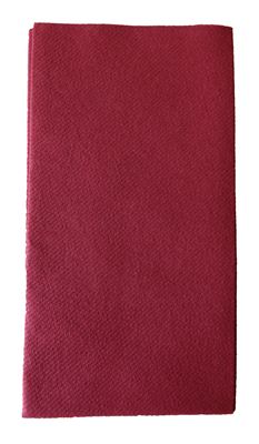 Serviette pochette couvert airlaid 40x40 bordeaux par 400