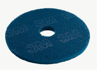 Disque Scotch Brite 3M bleu 406 mm colis de 5