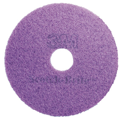 Disque cristallisation Scotch Brite 3M Mauve 505 mm colis de 5