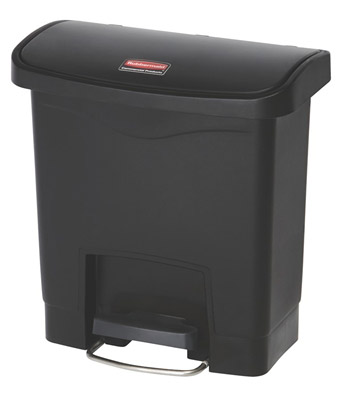 Poubelle Slim Jim Rubbermaid 15 L noir