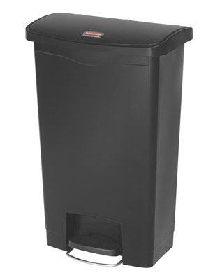 Poubelle Slim Jim Rubbermaid 50 L noir