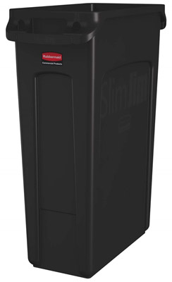 Collecteur Rubbermaid Slim Jim Brun  87 litres