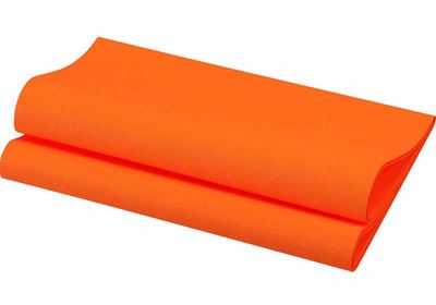 Serviette Dunisoft 40x40 sun orange colis de 360