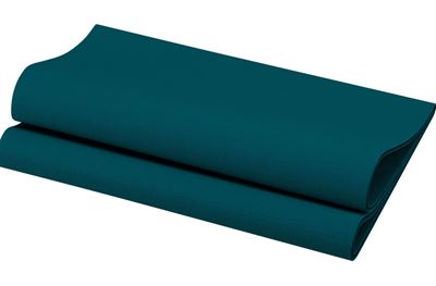 Serviette Dunisoft bleu ocean 40x40 par 360