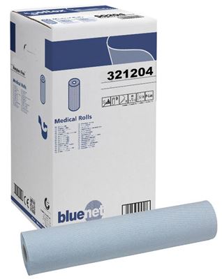 Draps d’examen plastifié bleu