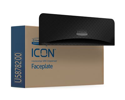 Facade distributeur papier toilette Kimberly Clark Icon noir