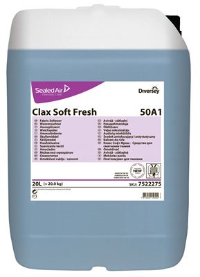 Clax soft fresh assouplissant blanchisserie 50A1 20L