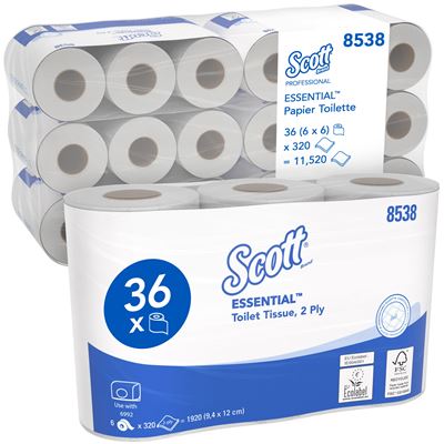 Papier toilette Scott essential rouleau 36 rlx