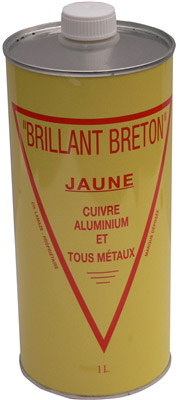 Brillant breton jaune nettoyant cuivres 1 L