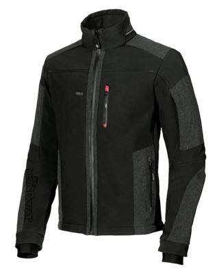 Veste de travail softshell noire rally