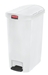 Poubelle Slim Jim Rubbermaid 50 L blanc étroit