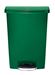 Poubelle Slim Jim Rubbermaid 90 L verte