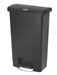 Poubelle Slim Jim Rubbermaid 50 L noir