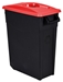 Poubelle de tri selectif 65L rouge