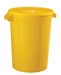 Conteneur rond alimentaire Rossignol 100L jaune