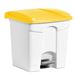 Poubelle cuisine HACCP 30 L jaune pedale