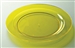 Assiette jetable jaune ronde prestige D 190 mm colis de 96