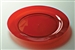 Assiette jetable rouge ronde prestige D 190 mm colis de 96