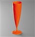 Flute jetable champagne orange 13 cl