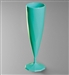 Flute jetable champagne turquoise 13 cl