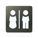 Pictogramme wc mixte