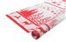 Nappe Noel décor rouge 1,18x25m